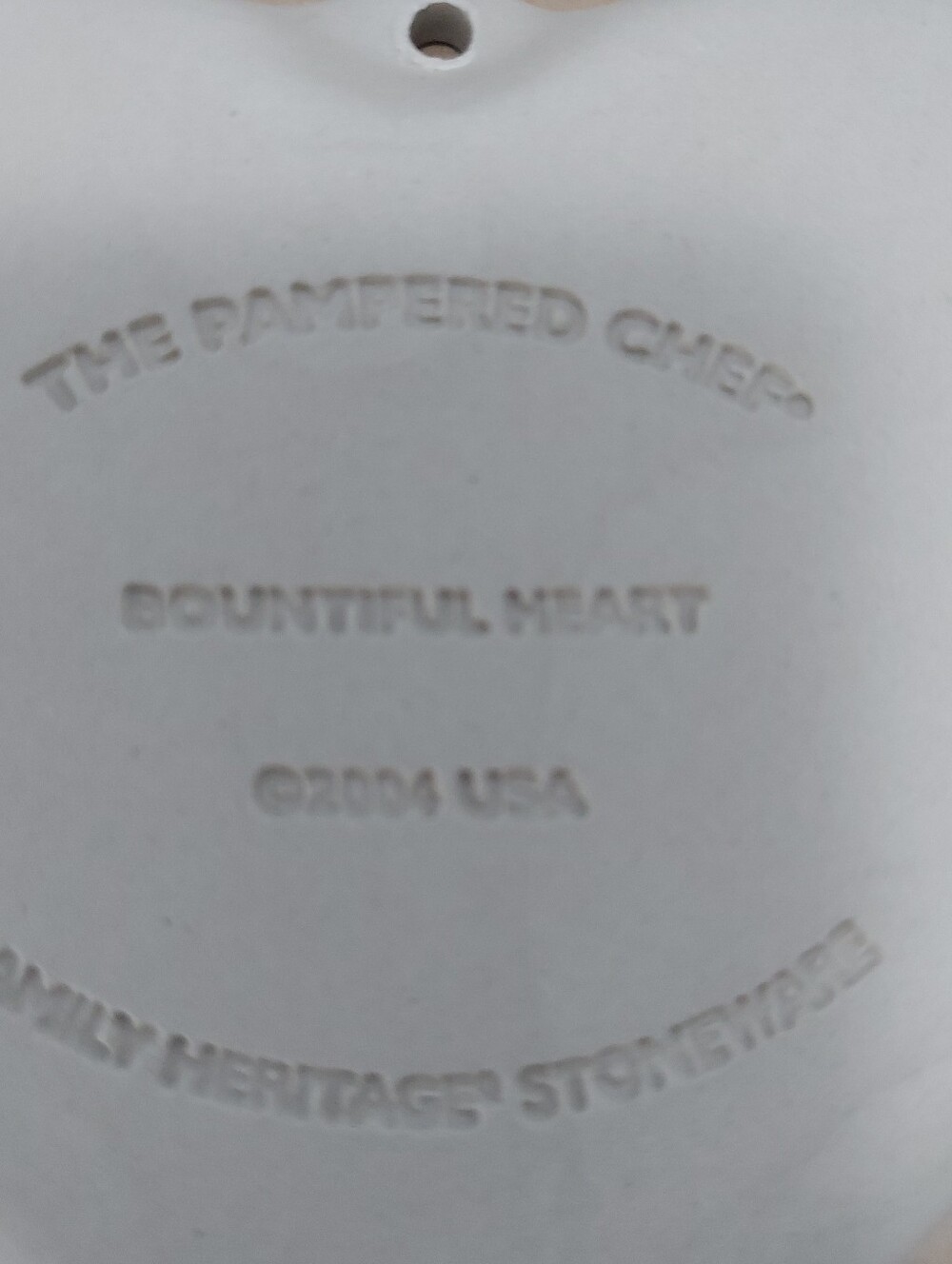 The Pampered Chef Cookie Art Mold Heart Shape Stoneware Lot of 3 NIB - Picture 3 of 16